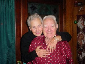 An old man and a woman