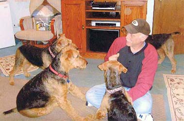 Ed Stuebe with his girls